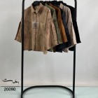 شومیز طرحدار آستین چهار دکمه شومیز طرحدار آستین چهار دکمه