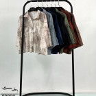 شومیز طرحدار آستین چهار دکمه شومیز طرحدار آستین چهار دکمه
