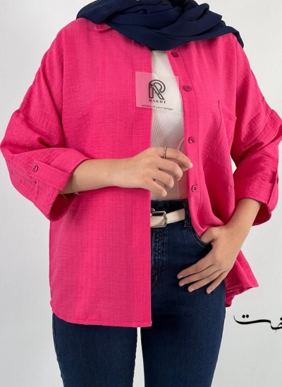 شومیز شانتون رنگی