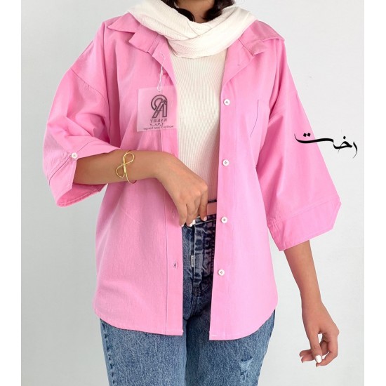 شومیز لینن پاستیلی