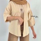 شومیز لینن پاستیلی