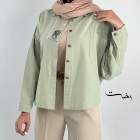 شومیز لینن باکسی