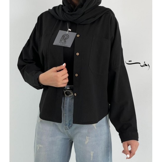 شومیز لینن باکسی
