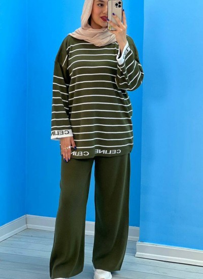 ست بلوز شلوار بافت celine