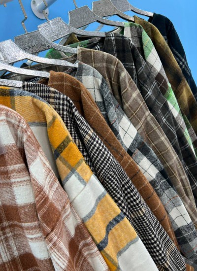 کفتان چهارخونه تک جیب کفتان چهارخونه تک جیب