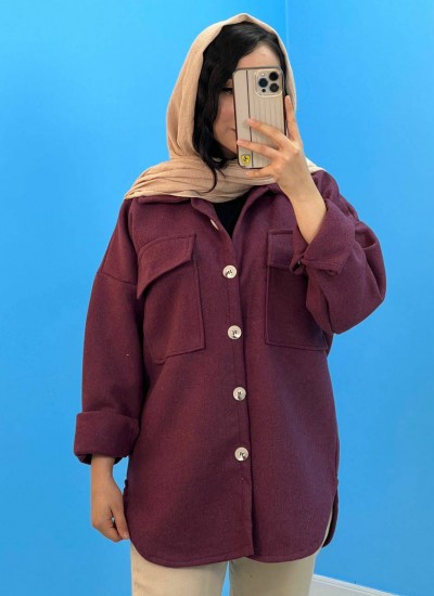 پالتو فوتر جلو دکمه پالتو فوتر جلو دکمه