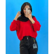 بلوز بافت یقه هفتی بلوز بافت یقه هفتی