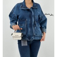 کت جین جیب خلبانی  کت جین جیب خلبانی