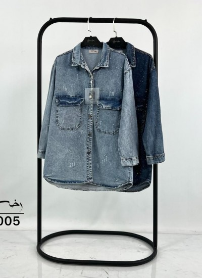 شومیز جین جیب پاکتی شومیز جین جیب پاکتی