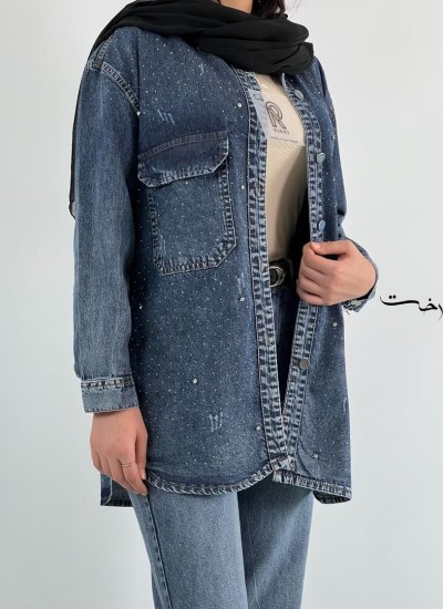 شومیز جین جیب پاکتی شومیز جین جیب پاکتی