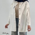 شومیز کتان جیب کج شومیز کتان جیب کج