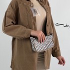 شومیز کتان جیب کج شومیز کتان جیب کج