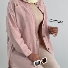 شومیز کتان جیب کج شومیز کتان جیب کج