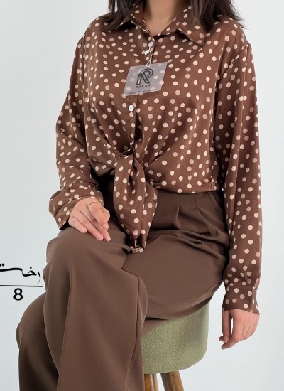 شومیز نخی طرحدار