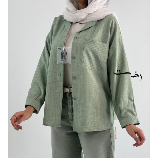 شومیز رنگی مچ دکمه شومیز رنگی مچ دکمه