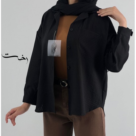 شومیز رنگی مچ دکمه شومیز رنگی مچ دکمه