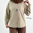 شومیز رنگی مچ دکمه شومیز رنگی مچ دکمه