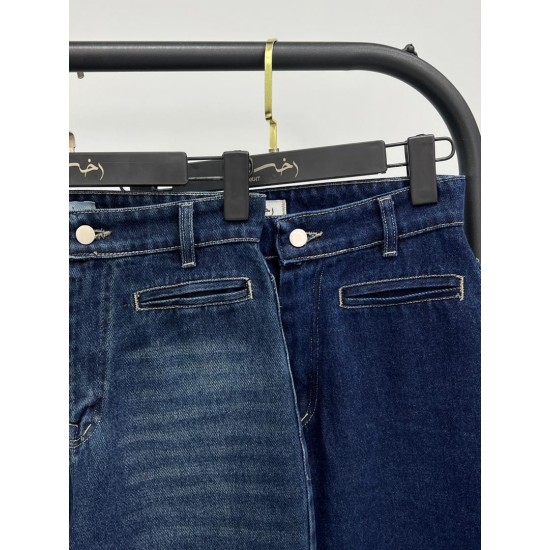 شلوار جین آبی جیب فیلتو شلوار جین آبی جیب فیلتو