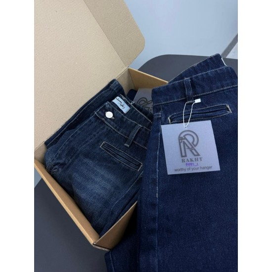 شلوار جین آبی جیب فیلتو شلوار جین آبی جیب فیلتو