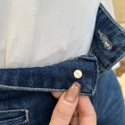 شلوار جین آبی جیب فیلتو شلوار جین آبی جیب فیلتو