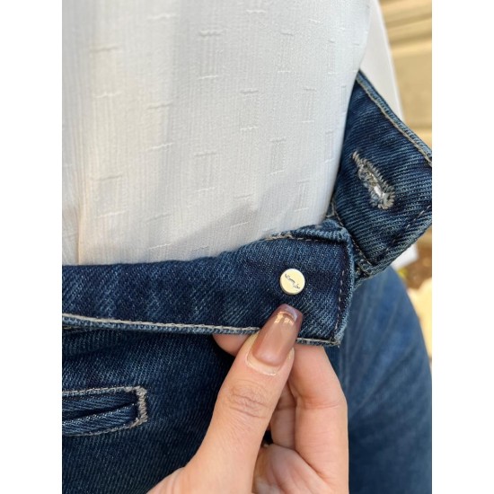 شلوار جین آبی جیب فیلتو شلوار جین آبی جیب فیلتو