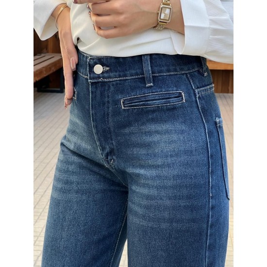 شلوار جین آبی جیب فیلتو شلوار جین آبی جیب فیلتو