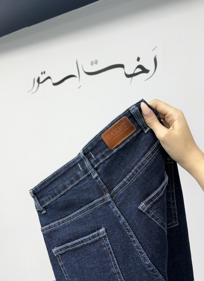 شلوار بوتکات جین آبی دمپا کات شلوار بوتکات جین آبی دمپا کات