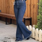 شلوار بوتکات جین آبی اسپانیش