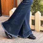 شلوار بوتکات جین آبی اسپانیش