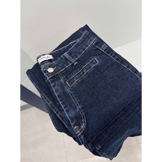 شلوار بوتکات جین آبی دمپا کات