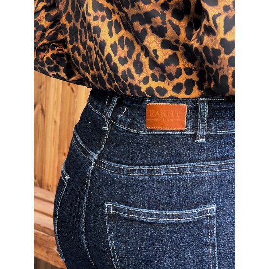 شلوار بوتکات جین آبی دمپا کات