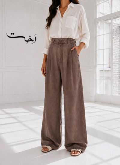شلوار بگ سیلک پشت کش
