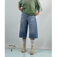 شلوار جورتس جین آبی