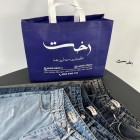 شلوار جورتس جین آبی شلوار جورتس جین آبی