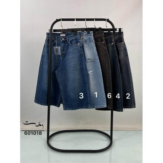 شلوار جورتس جین آبی