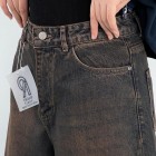 شلوار جورتس جین آبی