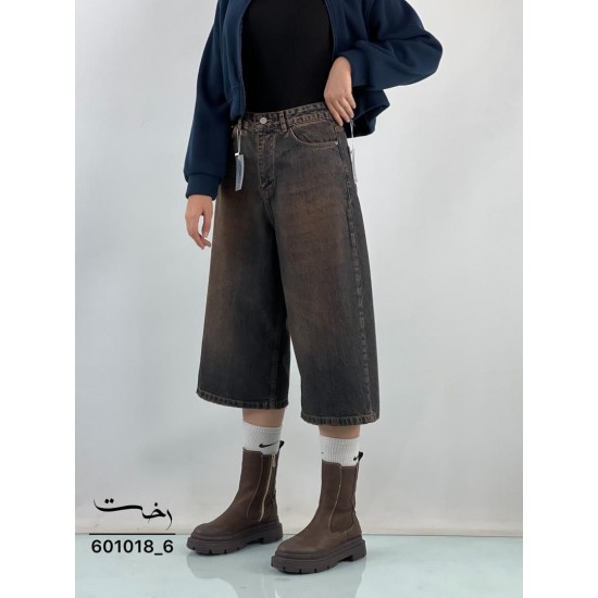 شلوار جورتس جین آبی