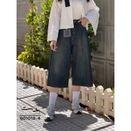 شلوار جورتس جین آبی شلوار جورتس جین آبی