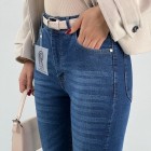شلوار بوتکات جین آبی شلوار بوتکات جین آبی