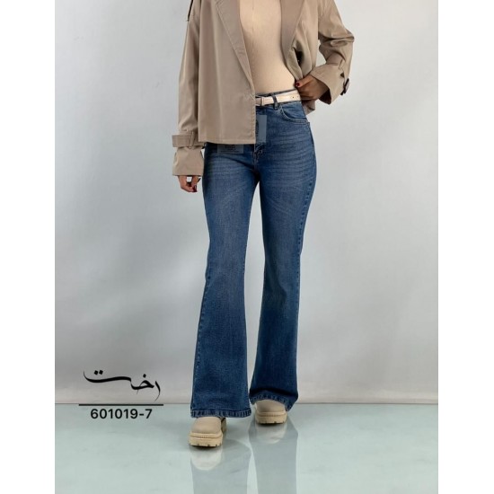 شلوار بوتکات جین آبی شلوار بوتکات جین آبی