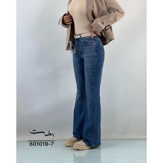 شلوار بوتکات جین آبی شلوار بوتکات جین آبی