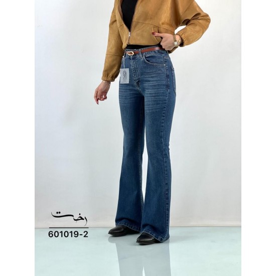 شلوار بوتکات جین آبی شلوار بوتکات جین آبی