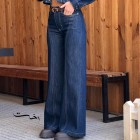 شلوار فلر بگ جین جلو دوخت شلوار فلر بگ جین جلو دوخت