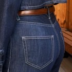 شلوار فلر بگ جین جلو دوخت شلوار فلر بگ جین جلو دوخت