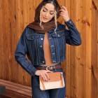 کت نیم تنه جین دو جیب