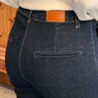 شلوار بوتکات جین آبی v