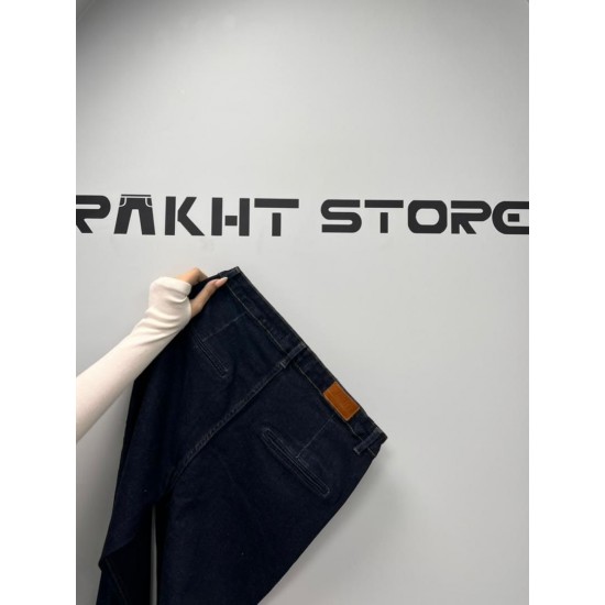 شلوار بوتکات جین آبی v