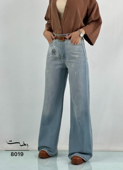 شلوار فلر بگ جین آبی شلوار فلر بگ جین آبی