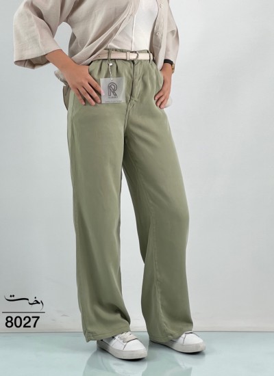 شلوار نیم بگ سیلک پشت کش