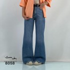 شلوار فلر بگ جین آبی شلوار فلر بگ جین آبی